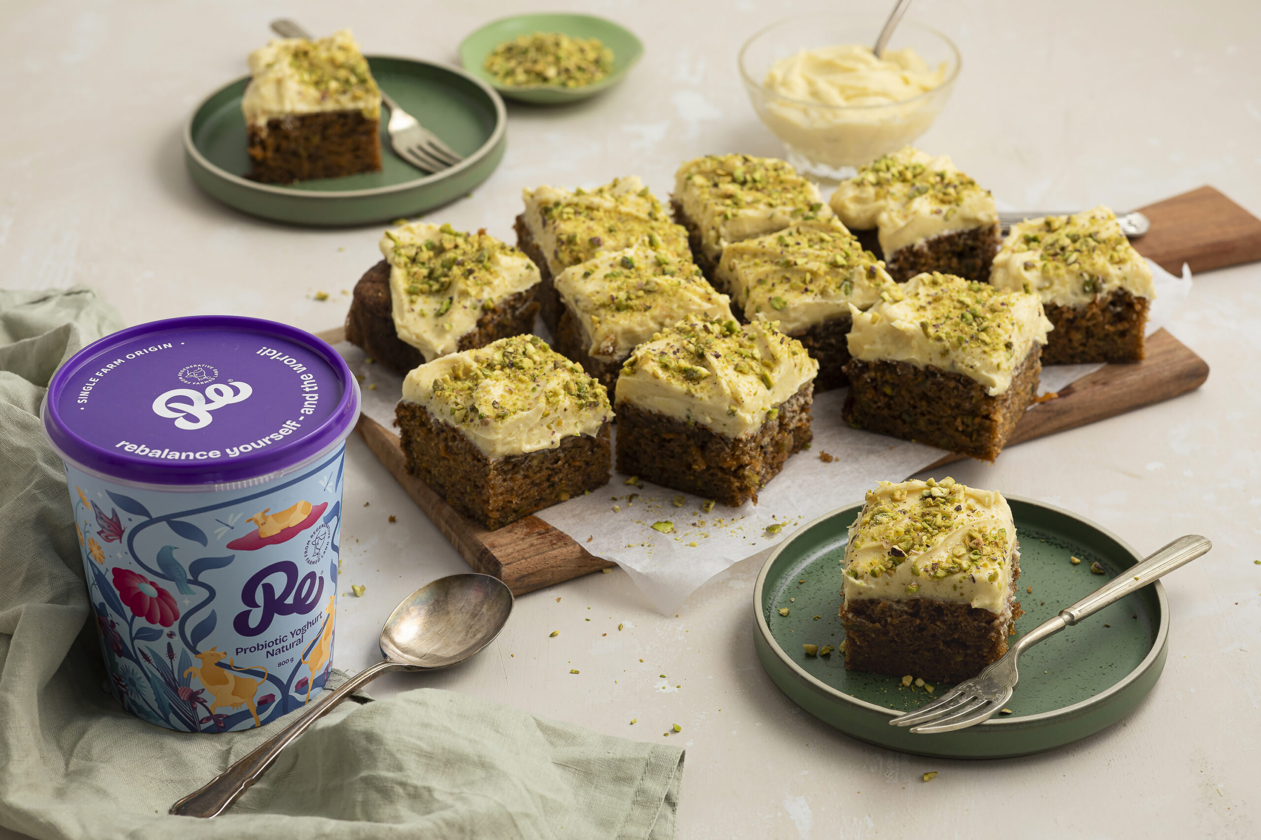 Pistachio Carrot Cake